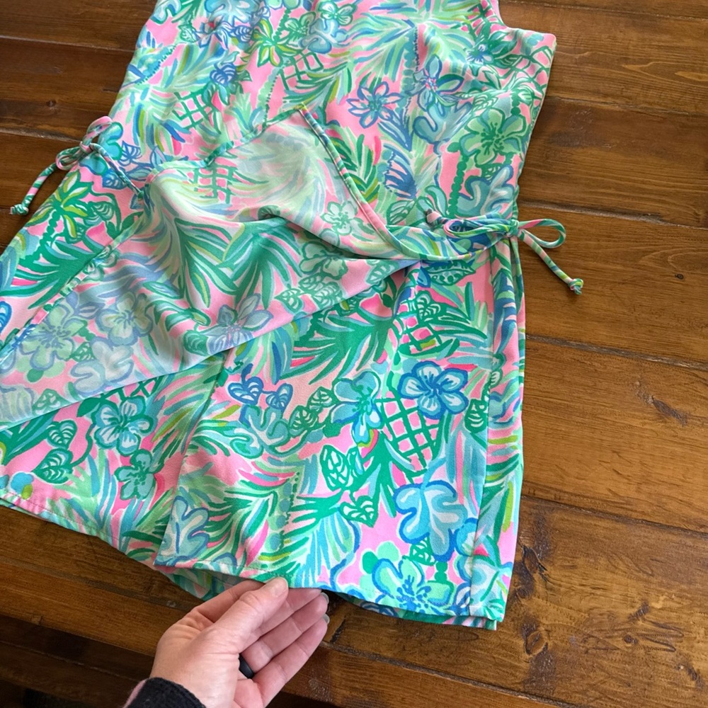 Lilly Pulitzer Donna Square Neck Romper size 10 - Picture 2 of 7